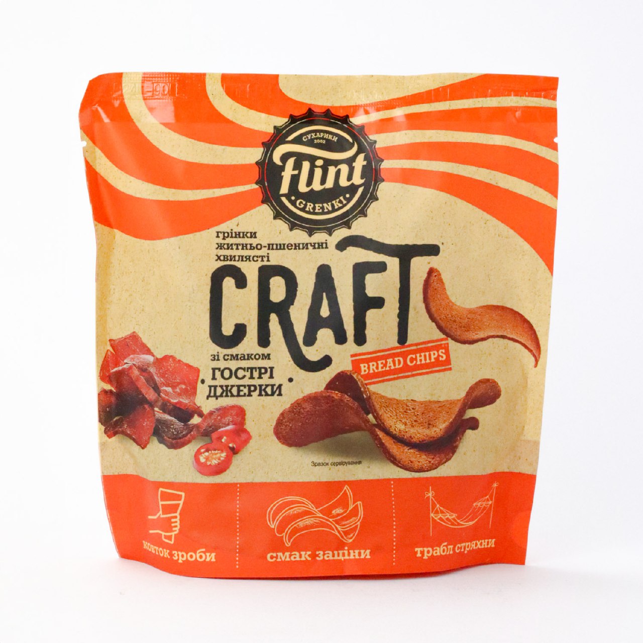 Crutoane de secară și grâu cu gust „Spicy jerky”